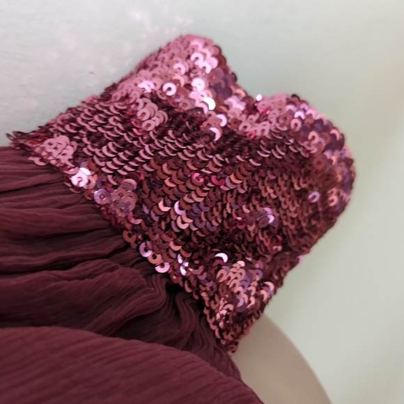 Free People Sequin Dream Cuff Blouse XS - Picture 12 of 16